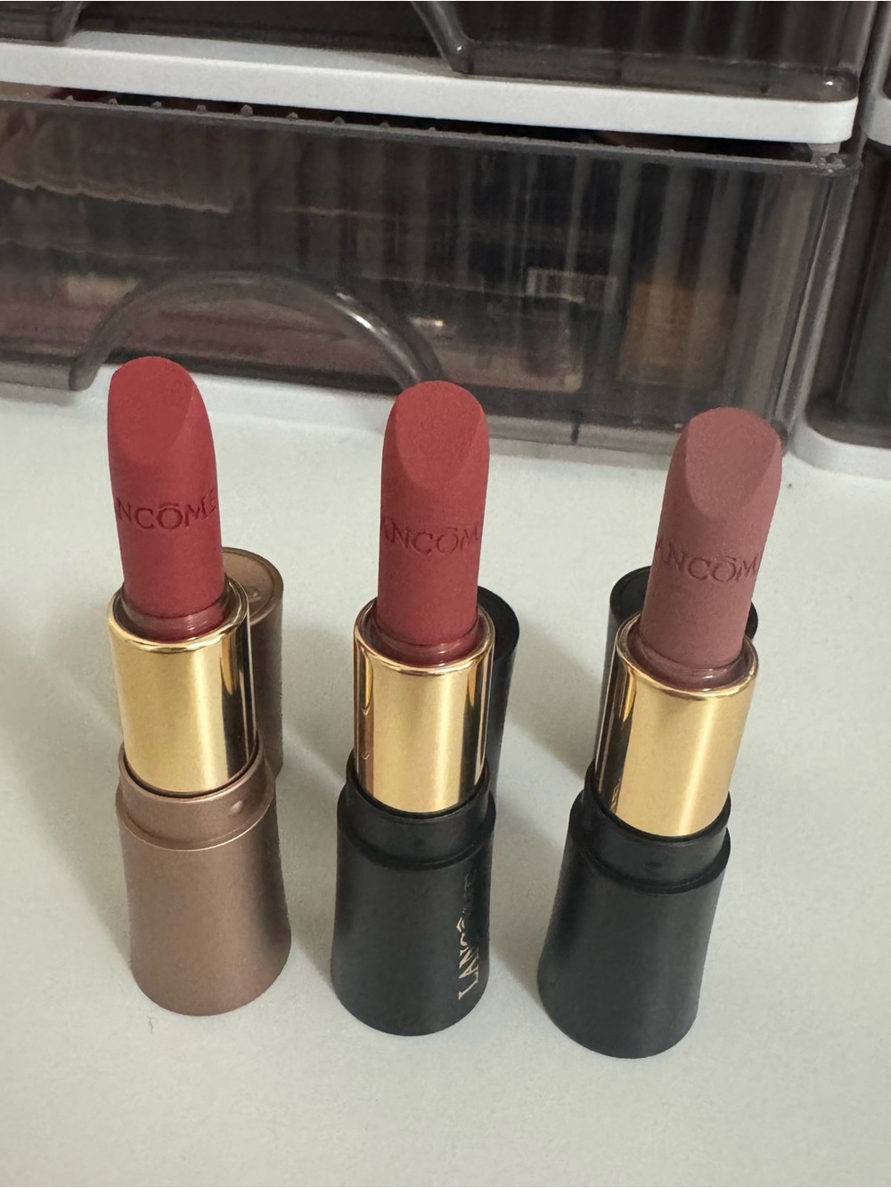 Lancôme L’Absolu Rouge Drama Matte Mini Lipstick Trio